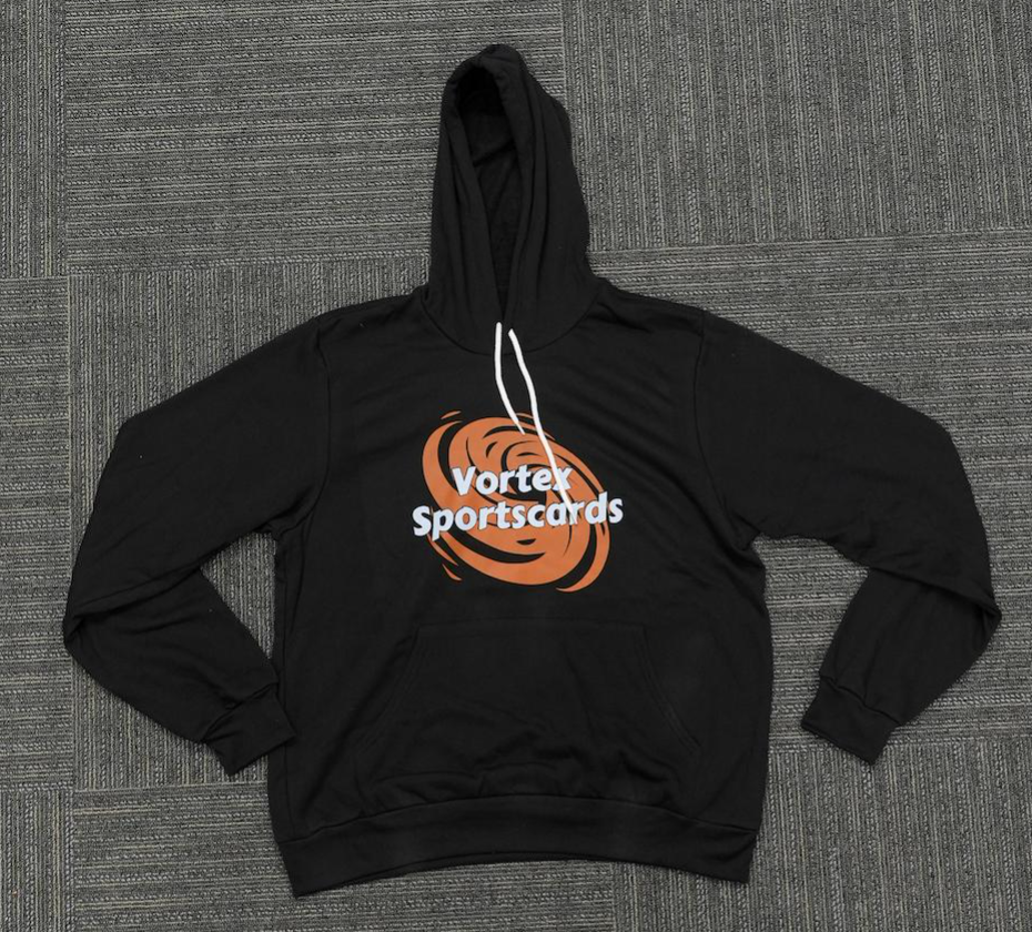 Vortex Logo Sweatshirt Black Vortex Sports Cards
