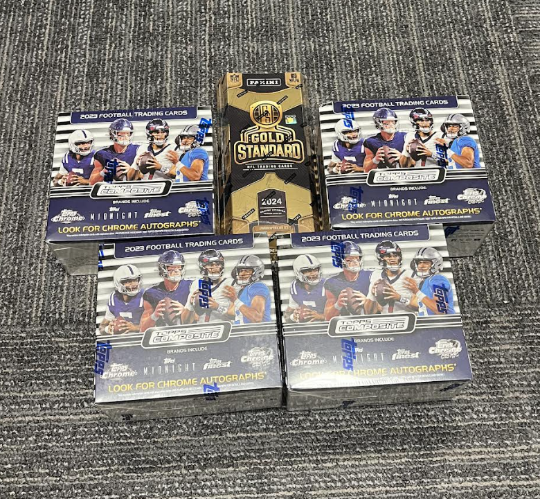 NFL Team Break (1) 2024 Gold Standard, (4) 2023 Topps Composite